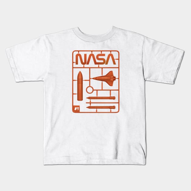 Nasa Model Kids T-Shirt by HisDesign